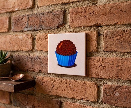Mini Azulejo Decorativo Brigadeiro | Westwing