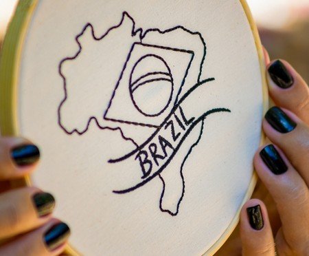 Bastidor Bordado Brazil Mimo Galeria | Westwing