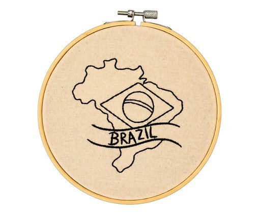 Bastidor Bordado Brazil Mimo Galeria, multicolor | WestwingNow