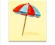 Mini Azulejo Decorativo Guarda Sol Mimo Galeria, multicolor | WestwingNow