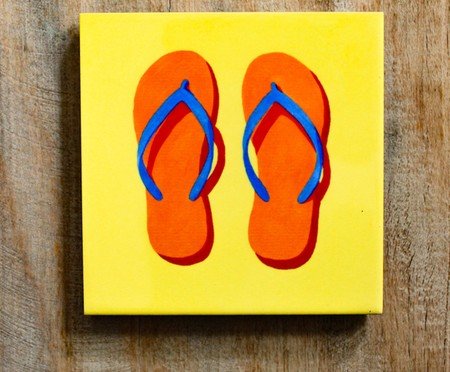 Mini Azulejo Decorativo Chinelo Mimo Galeria | Westwing