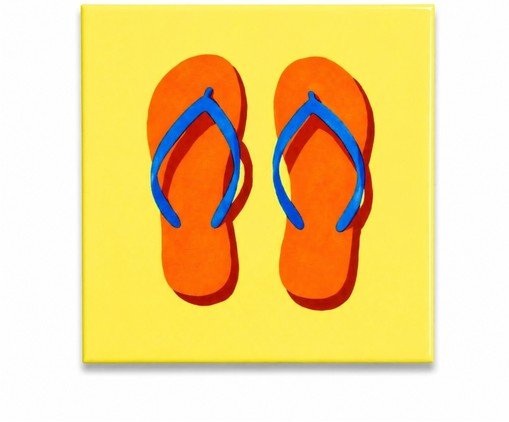 Mini Azulejo Decorativo Chinelo Mimo Galeria, multicolor | WestwingNow