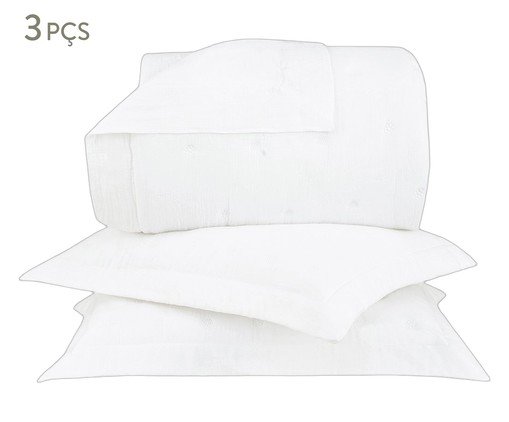 Jogo de Cobre-Leito Luxus Eloise Branco, white | WestwingNow