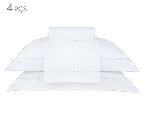 Jogo de Lençol Luxus Tokyo Branco 1000 Fios, white | WestwingNow