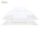Jogo de Lençol Luxus Prisma Branco e Bege 400 Fios, white | WestwingNow