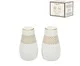 Jogo de Saleiro e Pimenteiro em Porcelana Regal Branco e Dourado, white | WestwingNow