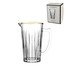 Jarra com Borda Dourada Melina, transparent | WestwingNow
