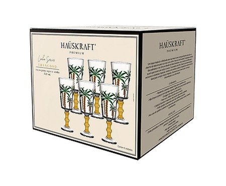 Jogo de Taças para Vinho Coqueiro Verde | Westwing