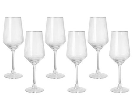 Jogo de Taças para Vinho Netuno Transparente | Westwing