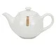 Bule em Porcelana Lumie Branco e Dourado, white | WestwingNow