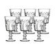 Jogo de Taças para Vinho Coqueiro Relevo Transparente, transparent | WestwingNow