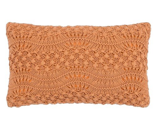 Almofada Tricot Veneto Luxus Coral, orange | WestwingNow