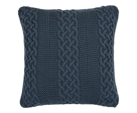 Almofada Tricot Castello Luxus Azul | Westwing