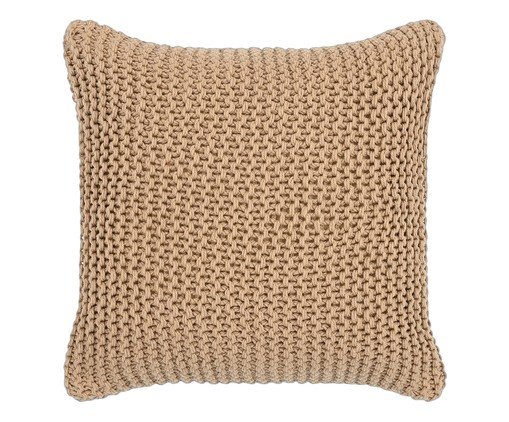 Almofada Tricot Castello Luxus Kaki, beige | WestwingNow