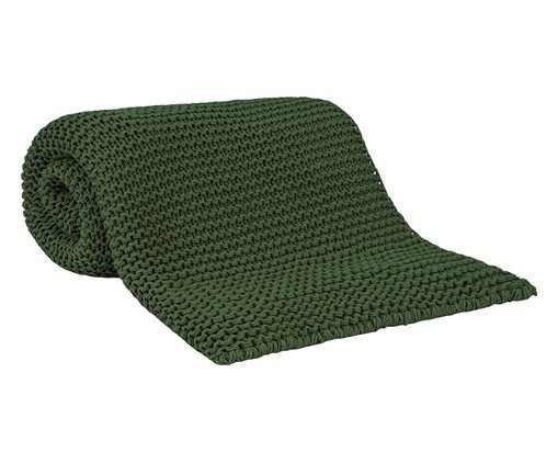 Manta Tricot Piemonte Luxus Verde, green | WestwingNow