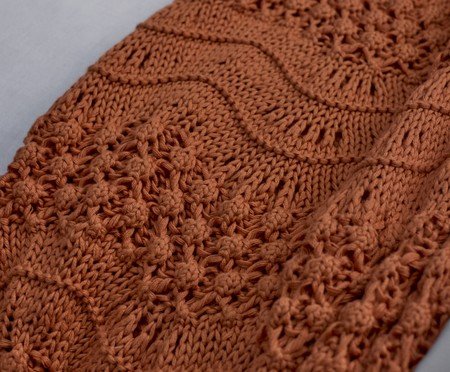 Manta Tricot Veneto Luxus Coral | Westwing