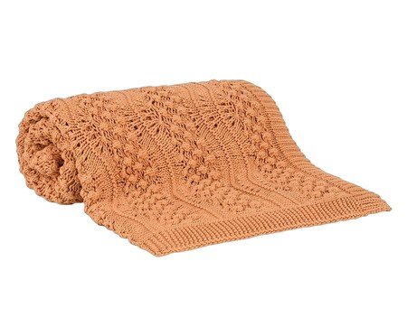 Manta Tricot Veneto Luxus Coral | Westwing