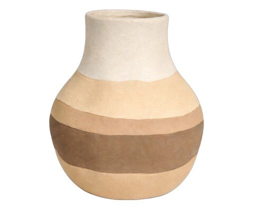Vaso em Cerâmica Ibirapitanga ll, beige | WestwingNow