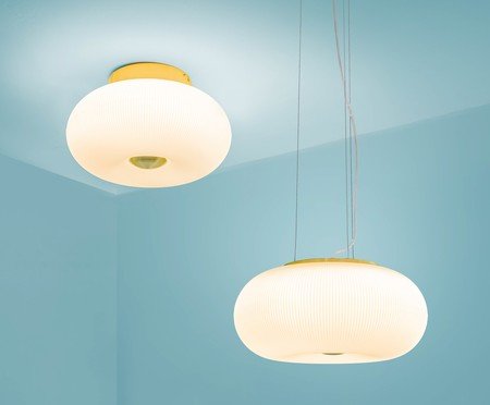 Pendente Roma Branco e Dourado | Westwing