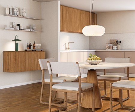 Pendente Roma Branco e Dourado | Westwing
