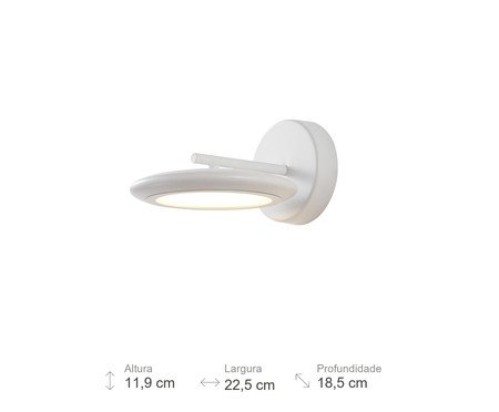 Arandela Dandelin Bege e Branco | Westwing