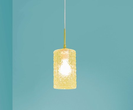 Pendente Biblioteca Dourado e Transparente | Westwing