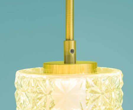 Pendente Biblioteca Dourado e Transparente | Westwing