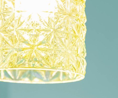 Pendente Biblioteca Dourado e Transparente | Westwing