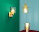 Arandela Orso Champanhe e Dourado, gold | WestwingNow
