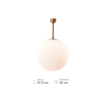 Pendente Giardini Dourado e Branco | Westwing