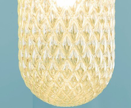 Pendente Citterio Long Champanhe e Dourado | Westwing