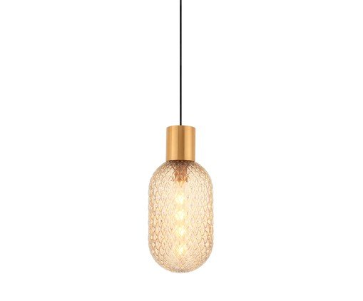 Pendente Citterio Long Champanhe e Dourado, gold | WestwingNow