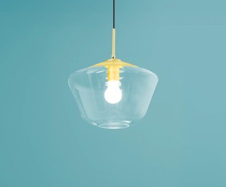 Pendente Palazzo Transparente e Dourado | Westwing