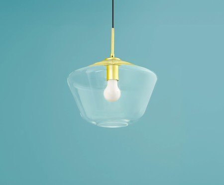 Pendente Palazzo Transparente e Dourado | Westwing