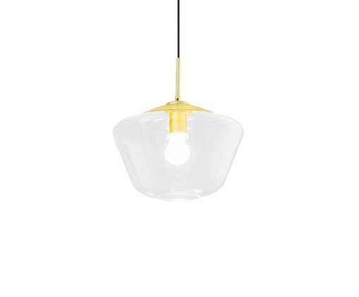 Pendente Palazzo Transparente e Dourado, transparent | WestwingNow