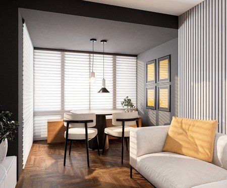 Pendente Braidense Branco e Preto | Westwing