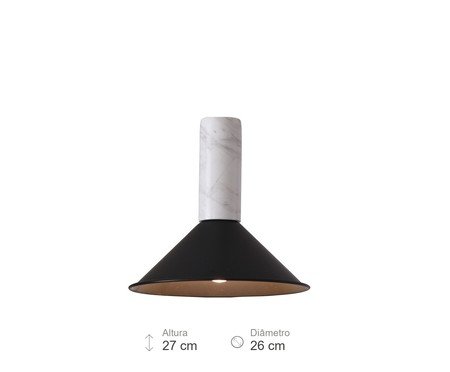 Pendente Braidense Branco e Preto | Westwing