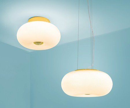 Plafon Roma Branco e Dourado | Westwing