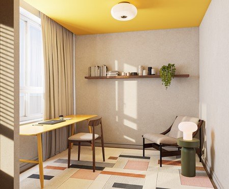 Plafon Roma Branco e Dourado | Westwing