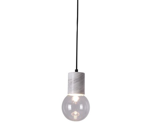 Pendente Braidense Branco e Transparente, white | WestwingNow