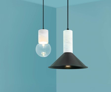 Pendente Braidense Branco e Transparente | Westwing