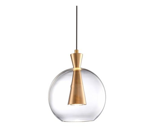 Pendente Greppi Transparente e Dourado, transparent | WestwingNow
