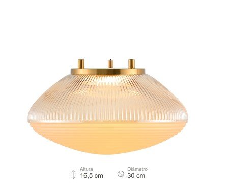 Pendente Bagatti Champanhe e Dourado | Westwing