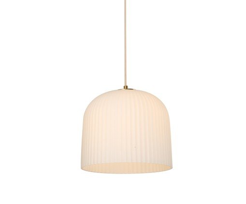 Pendente Orto Branco e Latão, white | WestwingNow