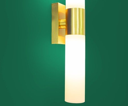 Arandela Colonne Branco e Dourado | Westwing