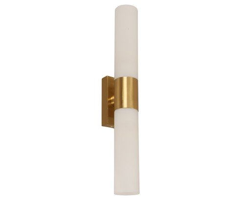Arandela Colonne Branco e Dourado, white | WestwingNow