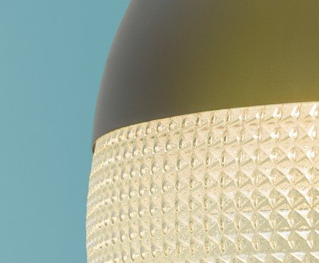 Pendente Madonnina Transparente e Latão | Westwing
