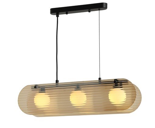 Pendente Sacchi Preto e Ambar, black | WestwingNow