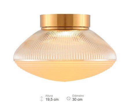 Plafon Bagatti Champanhe e Dourado | Westwing