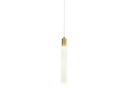 Pendente Marco Transparente e Dourado | Westwing